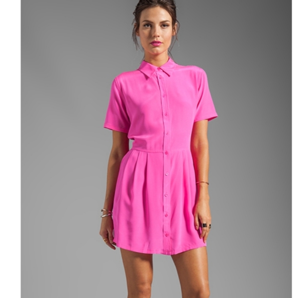 Equipment Dresses & Skirts - Equipment • Naomi Dress in Magenta